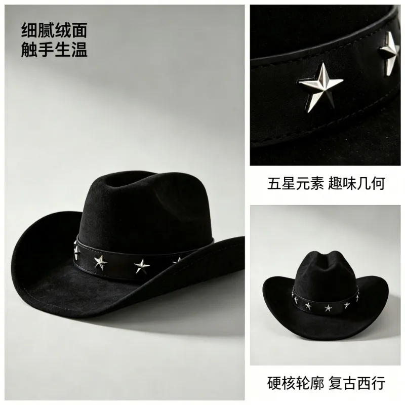 Women Hot Sale Wide Brim Cowbo - Fedora Hat Wool ulasan dan harga