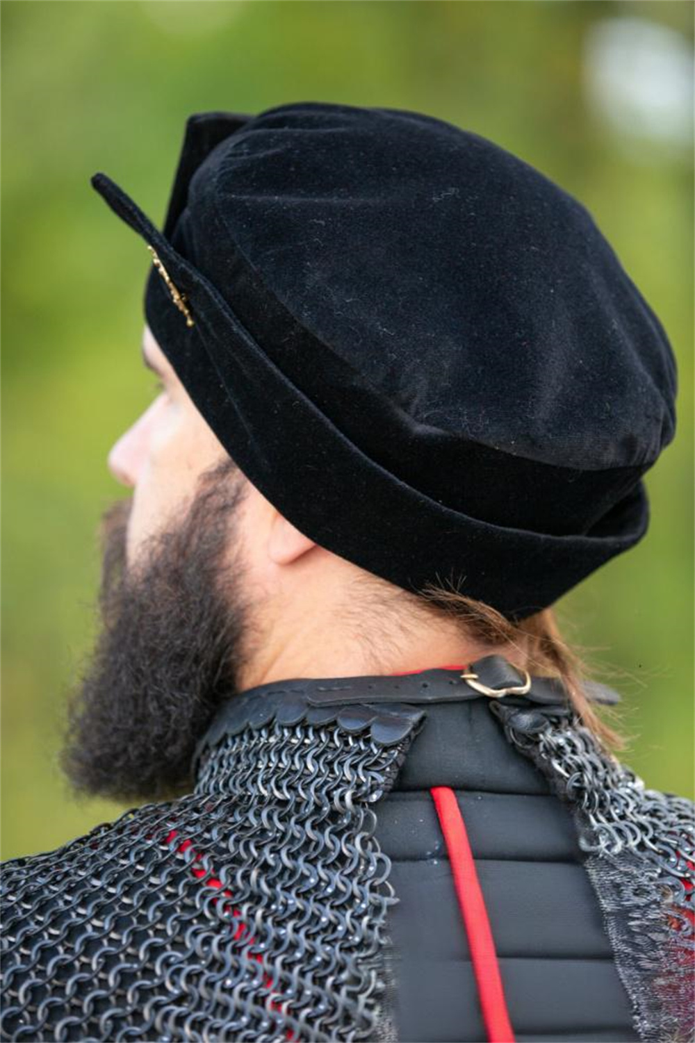 Medieval Tudor Flat Cap Velvet - Snapback Hat Flat ulasan dan harga