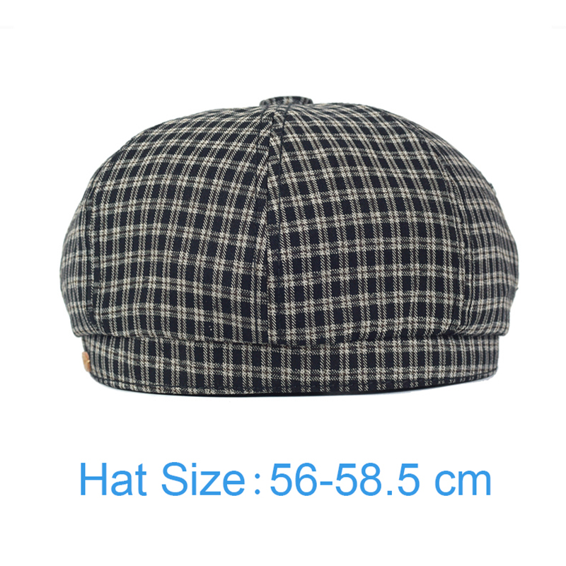 Spring Summer Plaid Newsboy Ca - Newsboy Cap Ivy ulasan dan harga