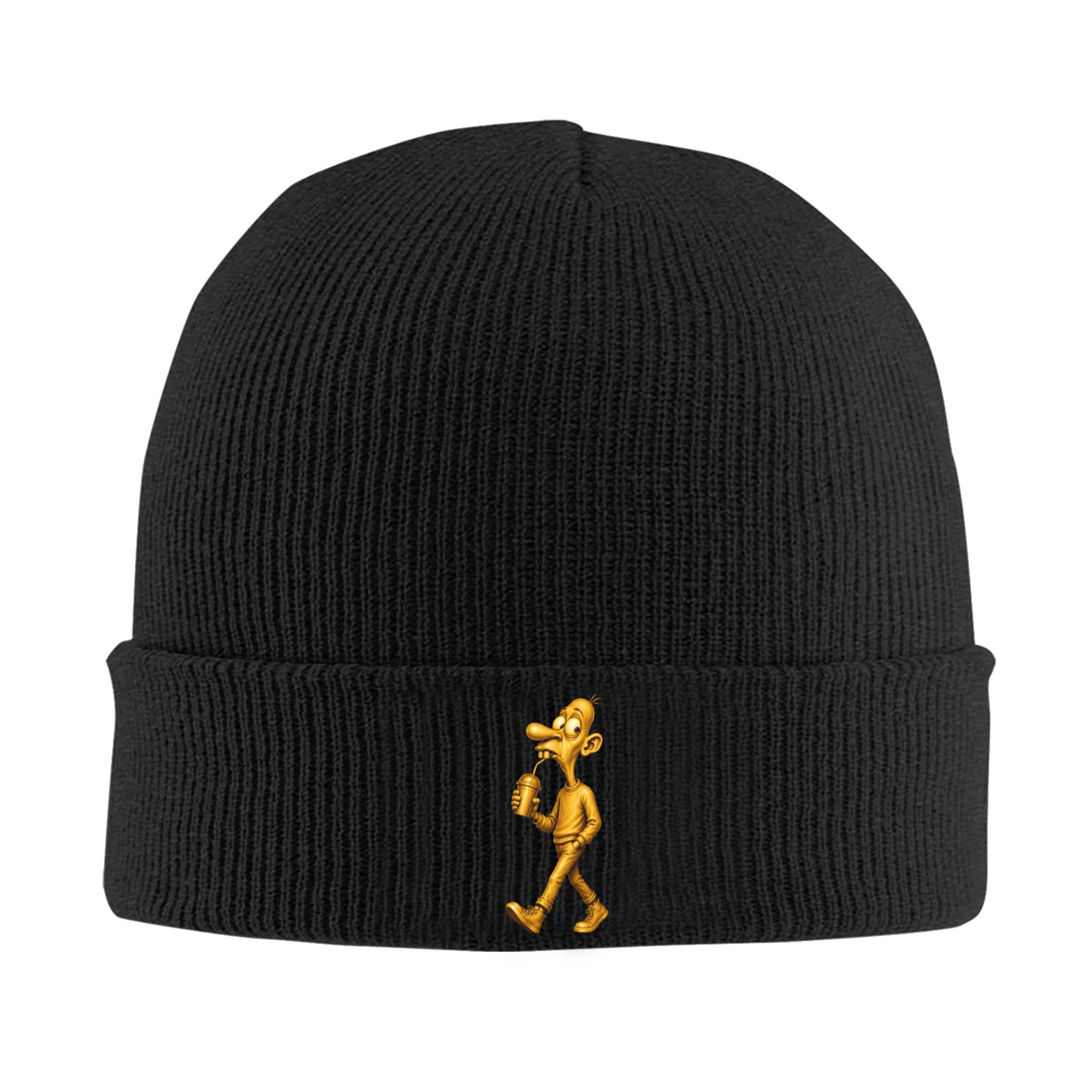 Golden Neegy Meme Funny Intern - Beanie Cuffed Knit ulasan dan harga
