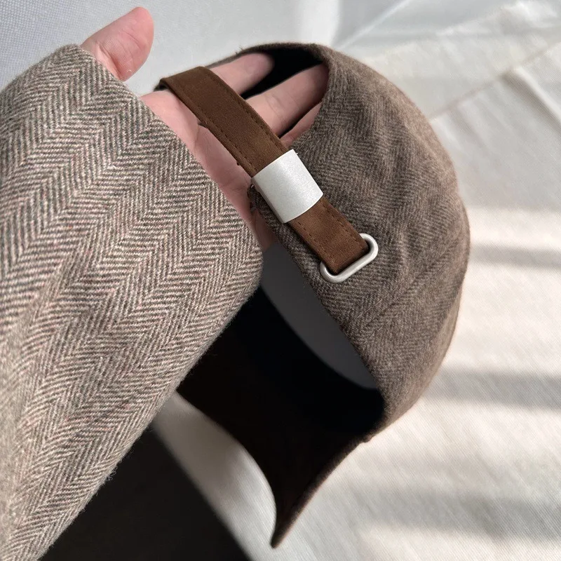 Unisex Winter Structured Wool  - Baseball Cap Structured ulasan dan harga