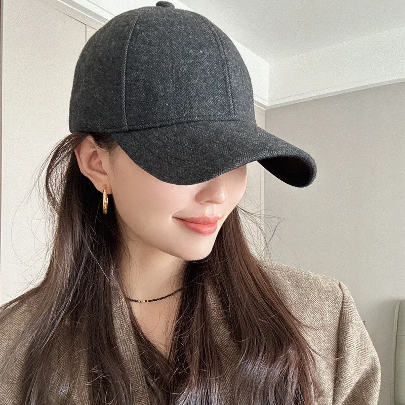Unisex Winter Structured Wool  - Baseball Cap Structured ulasan dan harga