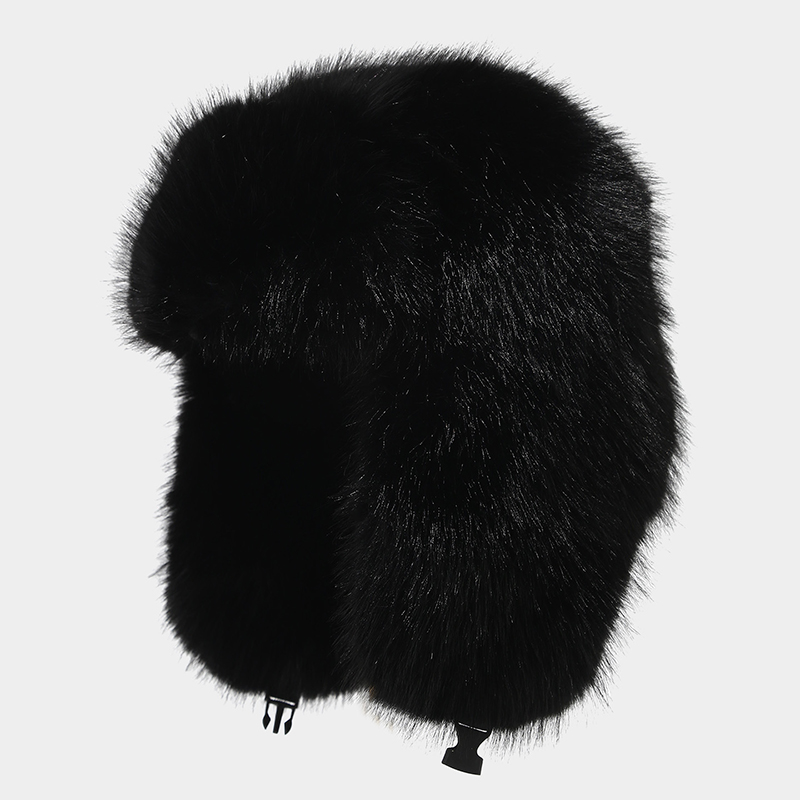 Women Faux Fox Fur Trapper Hat - Trapper Hat Ear Flap ulasan dan harga
